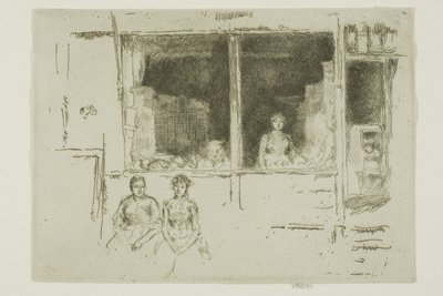 Melon-Shop, Hounsditch de James Abbott McNeill Whistler