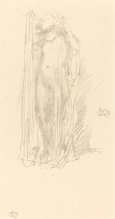Modelo drapeado de James Abbott McNeill Whistler