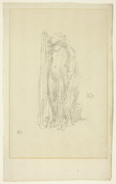Modelo drapeado de James Abbott McNeill Whistler