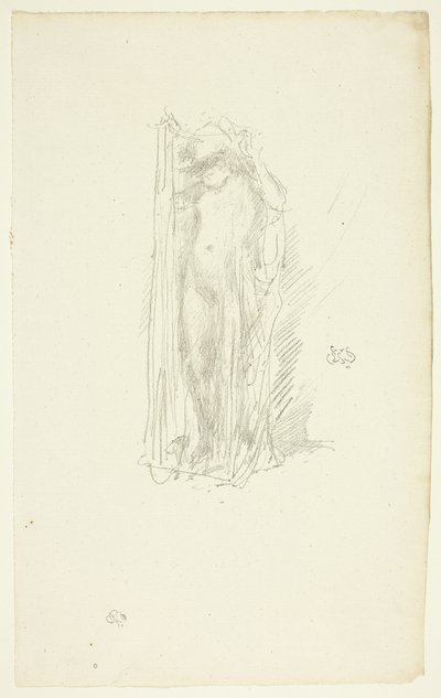 Modelo drapeado de James Abbott McNeill Whistler