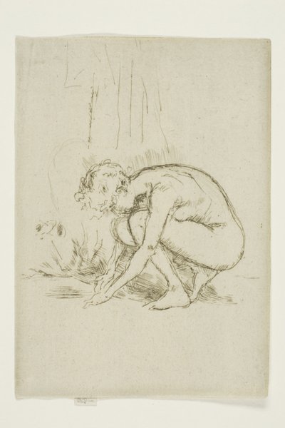 Modelo agachado de James Abbott McNeill Whistler