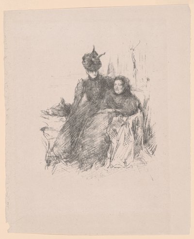 Madre e hija [La Mère Malade] de James McNeill Whistler