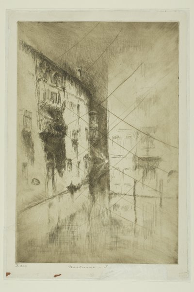 Nocturno: Palacios de James Abbott McNeill Whistler