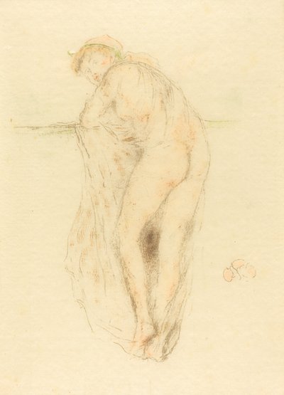 Modelo desnudo, vista trasera de James Abbott McNeill Whistler