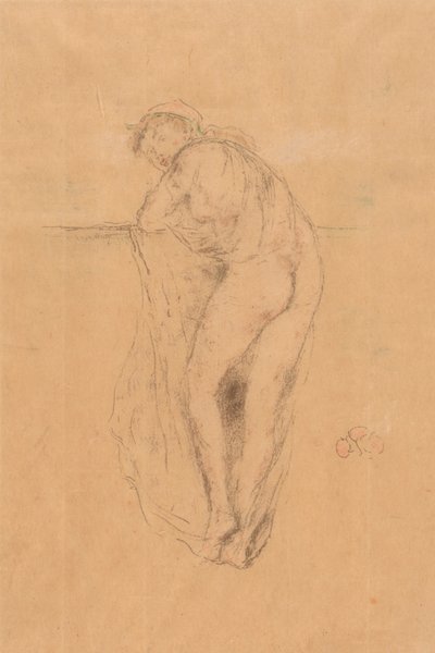 Modelo desnudo, vista trasera de James Abbott McNeill Whistler