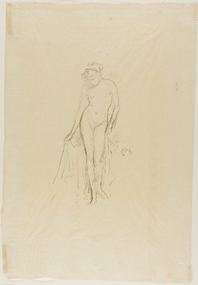 Modelo Desnudo, de Pie de James Abbott McNeill Whistler