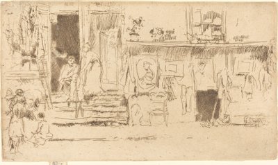 Tienda de ropa usada, No.II de James Abbott McNeill Whistler