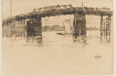Puente de Battersea Viejo de James Abbott McNeill Whistler