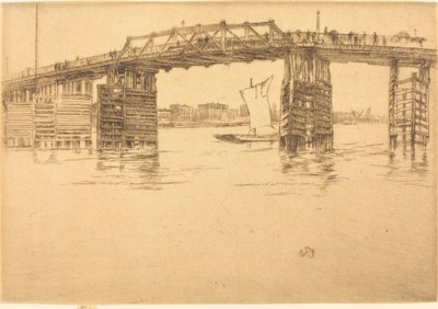 Puente de Old Battersea de James Abbott McNeill Whistler