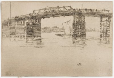 Puente de Battersea Viejo de James Abbott McNeill Whistler