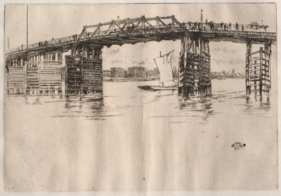 Antiguo puente de Battersea de James McNeill Whistler