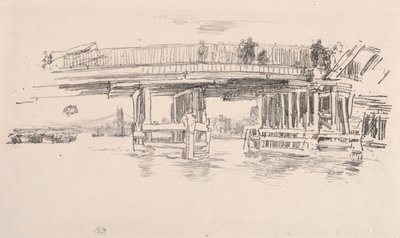Antiguo puente de Battersea de James McNeill Whistler