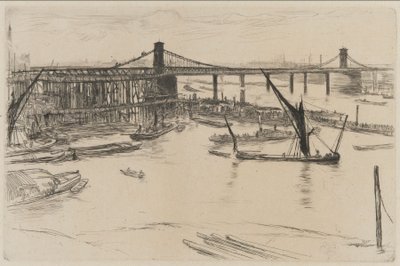 Viejo puente de Hungerford de James Abbott McNeill Whistler