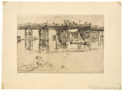 Viejo puente de Putney de James Abbott McNeill Whistler
