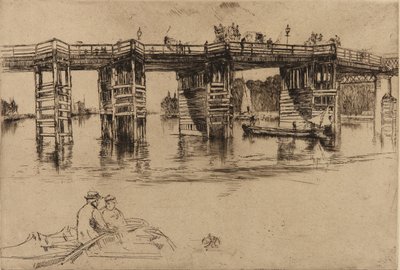 Viejo puente de Putney de James Abbott McNeill Whistler