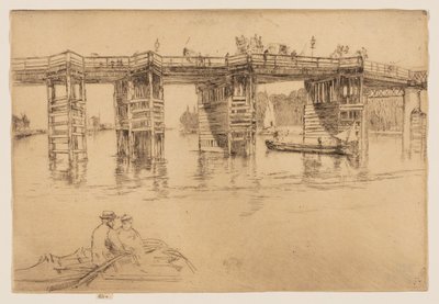 Viejo puente de Putney de James Abbott McNeill Whistler