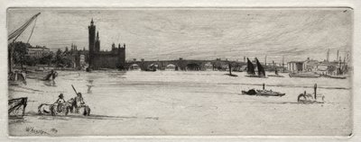El antiguo puente de Westminster de James McNeill Whistler