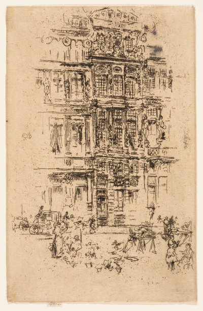 Palacios, Bruselas de James Abbott McNeill Whistler