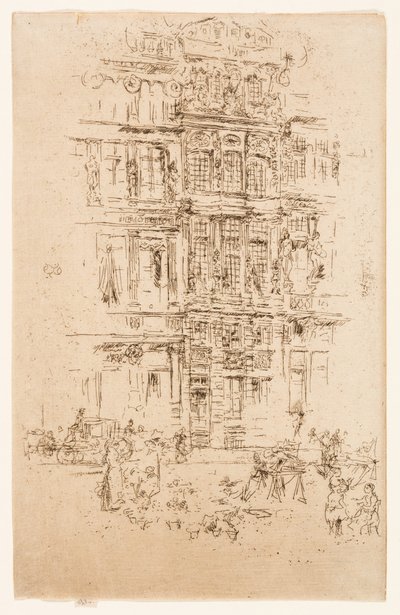 Palacios, Bruselas de James Abbott McNeill Whistler