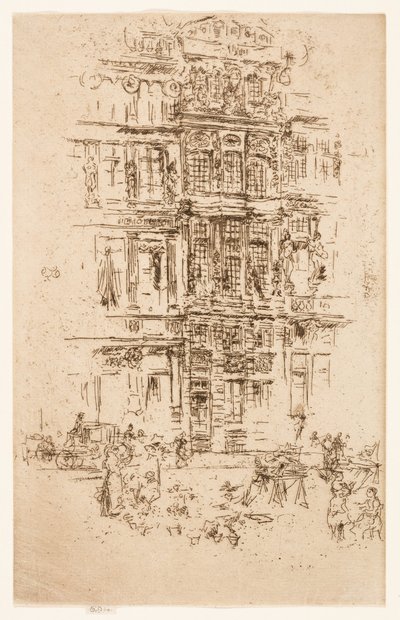 Palacios, Bruselas de James Abbott McNeill Whistler
