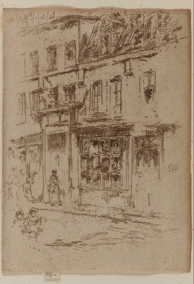 Petite Rue au Beurre, Bruselas de James Abbott McNeill Whistler