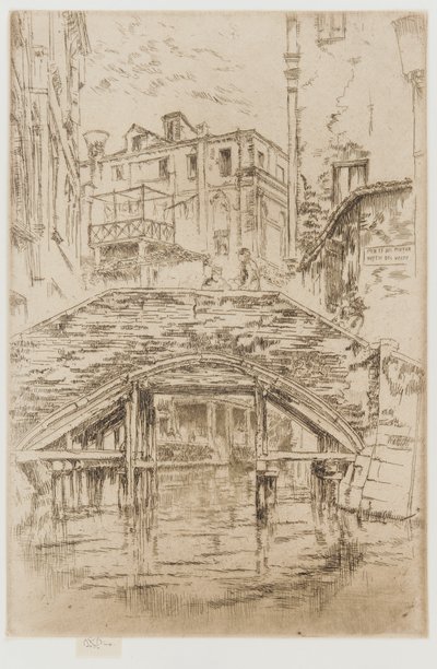 Puente del Piovan de James Abbott McNeill Whistler
