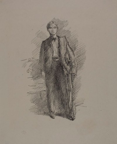 Estudio de retrato: Sr. Herbert C. Pollitt de James Abbott McNeill Whistler