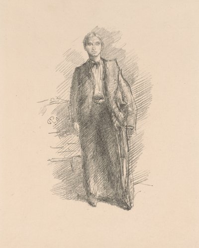 Estudio de retrato: Sr. Herbert C. Pollitt de James Abbott McNeill Whistler