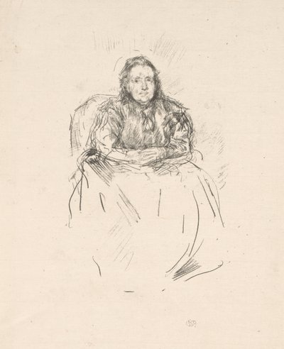 Estudio de retrato: Sra. Philip de James Abbott McNeill Whistler