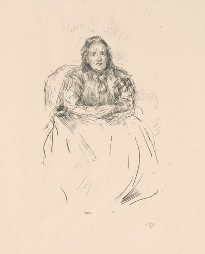 Estudio de retrato: Sra. Philip de James McNeill Whistler