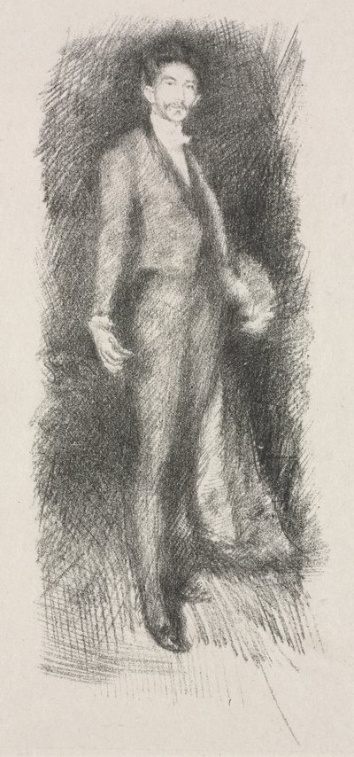Retrato del conde Robert de Montesquiou de James McNeill Whistler