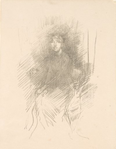 Retrato de una joven [Miss Seton] de James McNeill Whistler