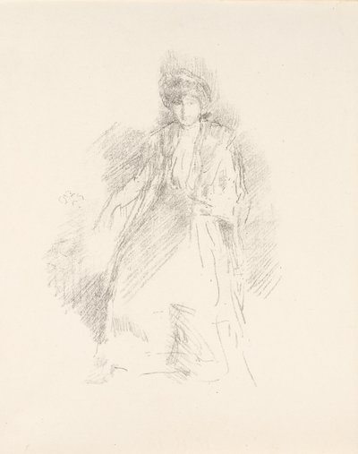 Retrato de una Joven con Sombrero [Miss Seaton] de James Abbott McNeill Whistler