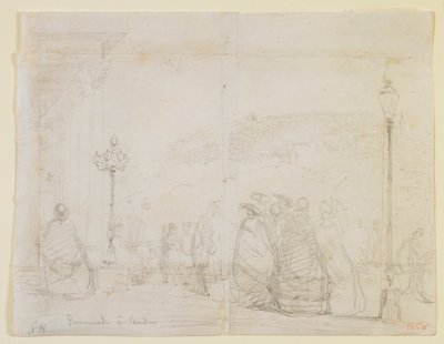 Paseo en Baden de James Abbott McNeill Whistler