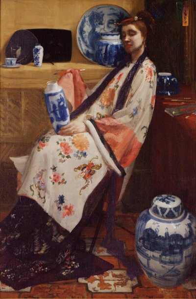 Púrpura y rosa: La Lange Leizen de las seis marcas de James McNeill Whistler