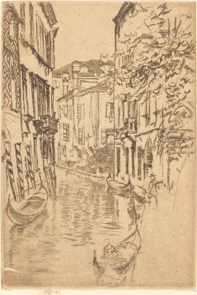 Canal Tranquilo de James Abbott McNeill Whistler