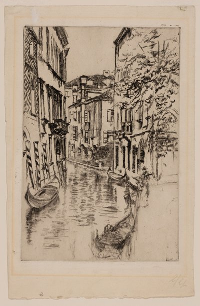 Canal tranquilo de James McNeill Whistler