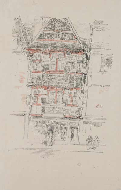 Casa Roja, Paimpol de James Abbott McNeill Whistler