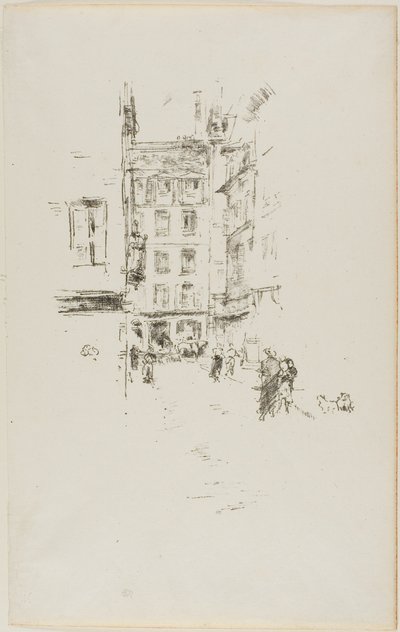 Rue Furstenburg de James Abbott McNeill Whistler