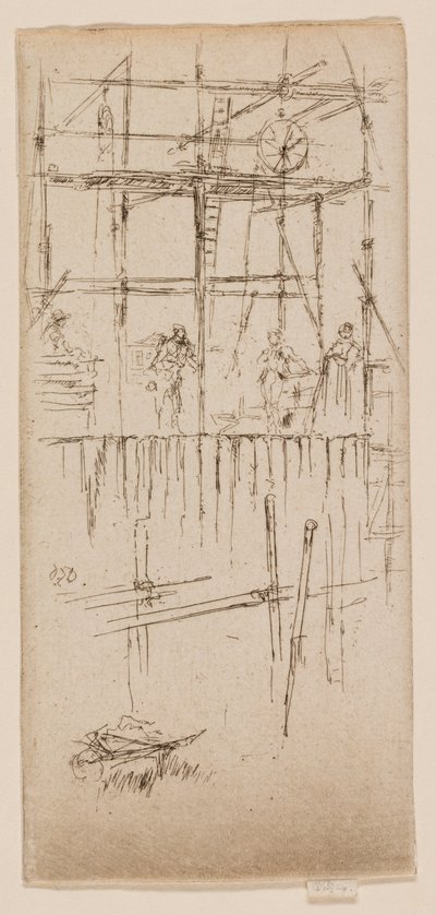 Andamios de Saboya de James Abbott McNeill Whistler