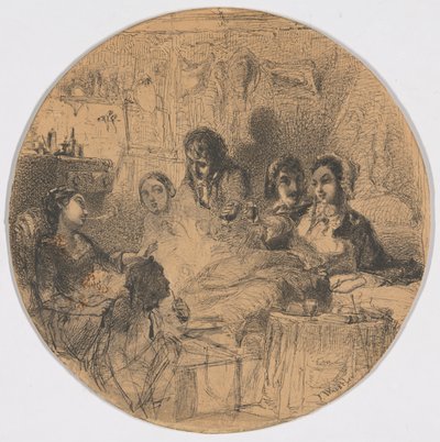 Escena de La vida bohemia de James McNeill Whistler