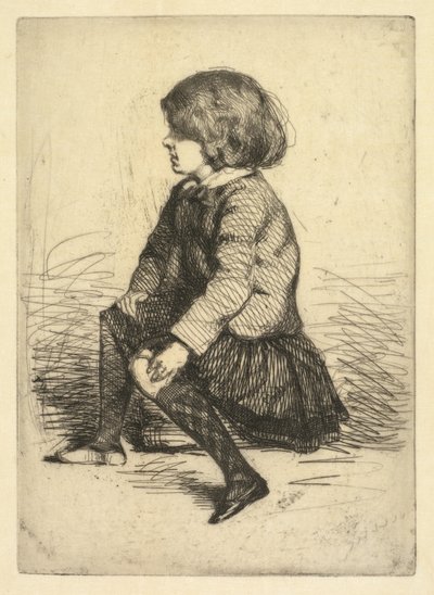 Seymour Haden Jr., sentado de James McNeill Whistler
