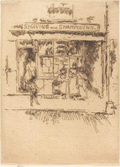 Afeitado y Champú de James Abbott McNeill Whistler