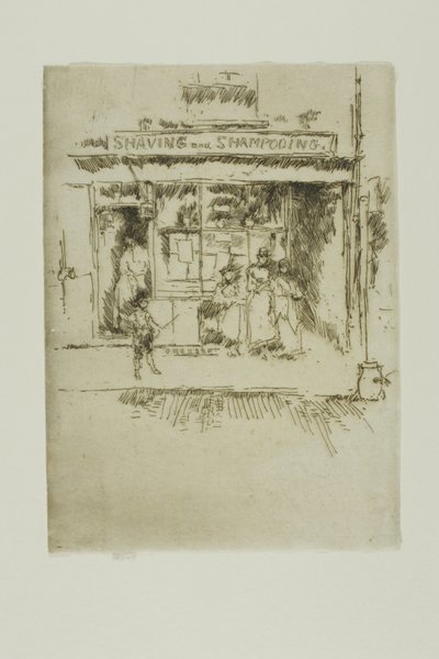 Afeitado y Champú de James Abbott McNeill Whistler