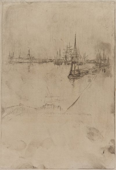 Embarcaciones, Venecia de James Abbott McNeill Whistler