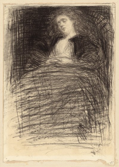 Mujer durmiendo de James Abbott McNeill Whistler