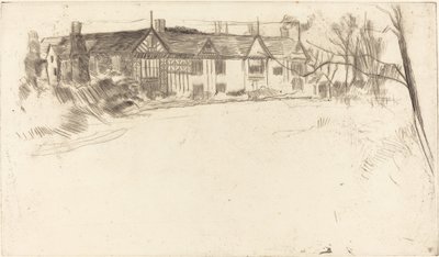 Speke Hall, No.2 de James Abbott McNeill Whistler