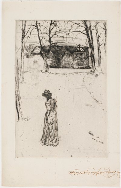 Speke Hall: La avenida de James Abbott McNeill Whistler