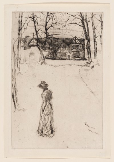 Speke Hall: La avenida de James Abbott McNeill Whistler