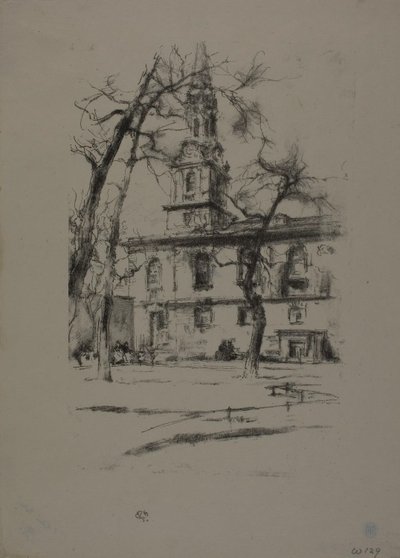 San Giles-in-the-Fields de James Abbott McNeill Whistler